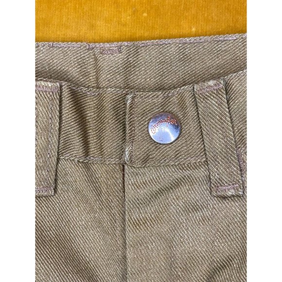 VINTAGE WRANGLER JEANS - Toddler - Brown - Bell Bottom - Size 2 Slim - Pockets - Picture 4 of 11